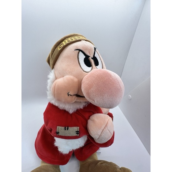 DISNEY PARKS SNOW WHITE‎ & THE SEVEN DWARFS GRUMPY 12" PLUSH TOY - Picture 9 of 10